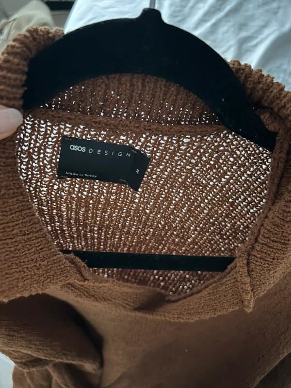 ASOS Design Men’s knit v neck sweater