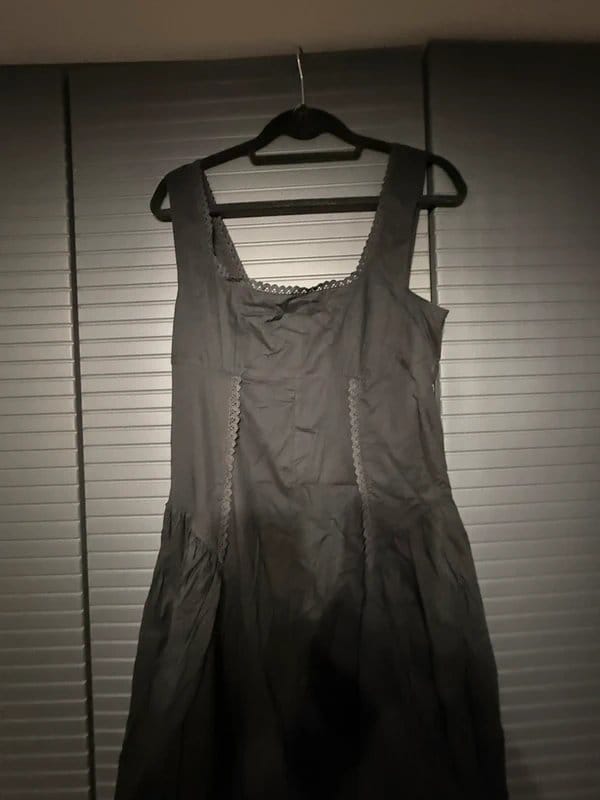 ASOS Black Ruched Maxi Sundress Size 12