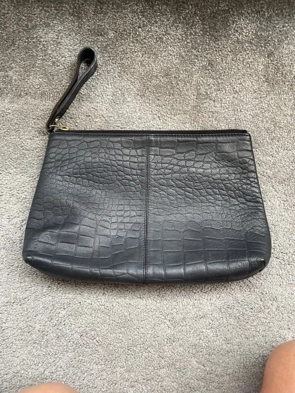 Topshop Black clutch bag from topshop