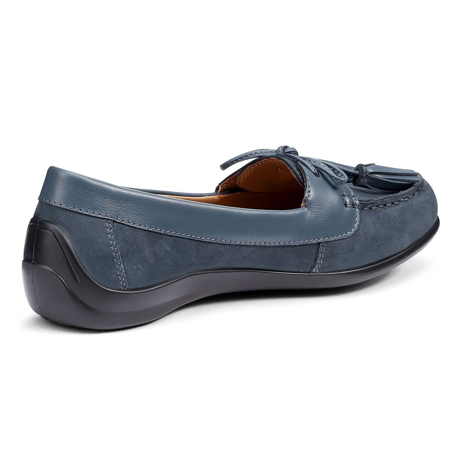 Hotter Hotter Women's Wide Fit 'Bay II' Loafers in Dark Blue - 4