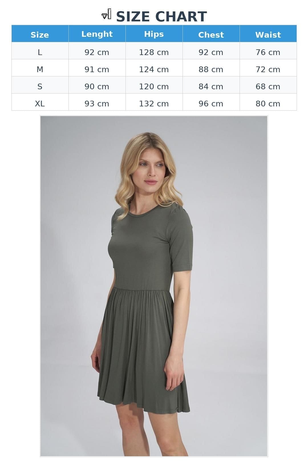 Love Lace Love Lace Women's Summer Sports Dress Short Sleeve Elastic Waist Style 154729 in Green - 4