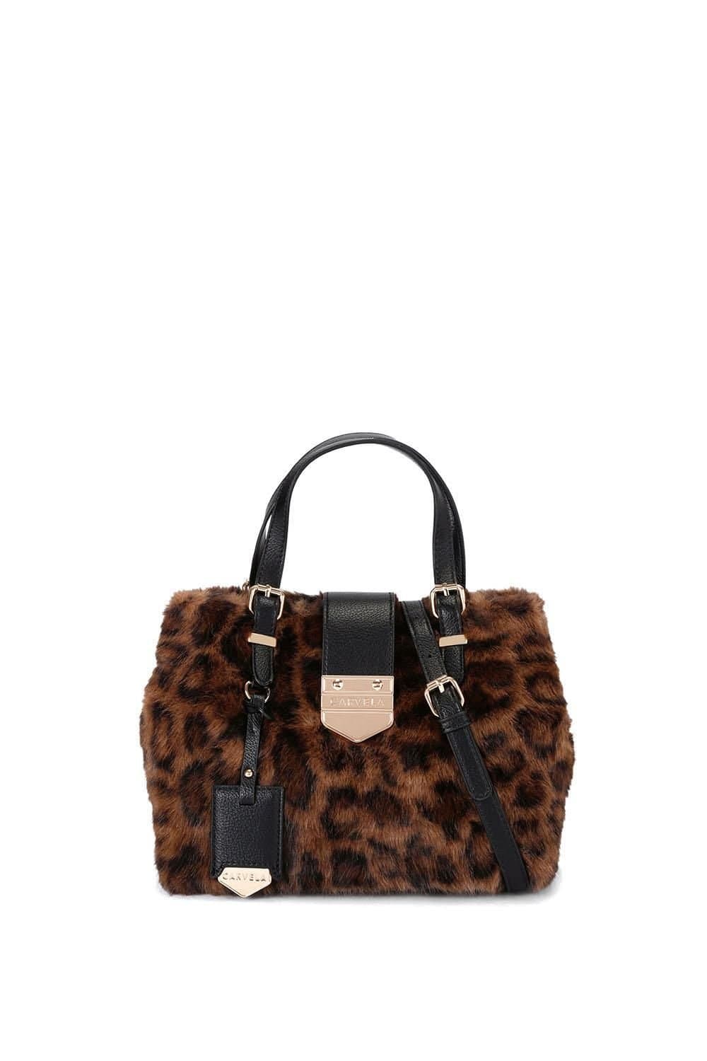 Carvela Carvela Women's 'Maria Mini Fur' Bag in Black