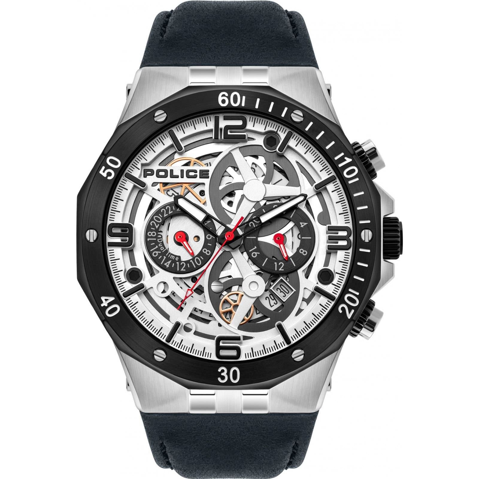 Police Police Men's PL.16065JSTB-04 46mm Quartz Watch in Black