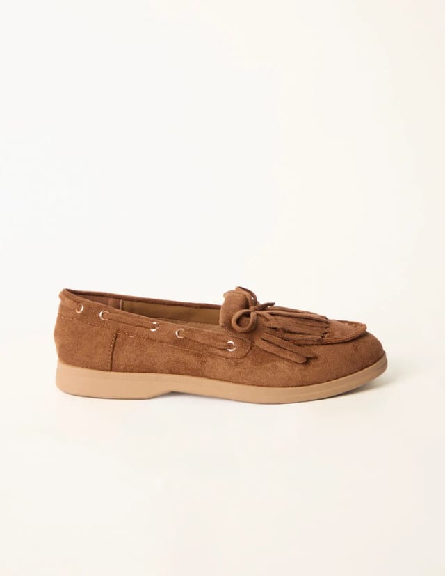 Blue Vanilla Tassel Detail Loafers - 2