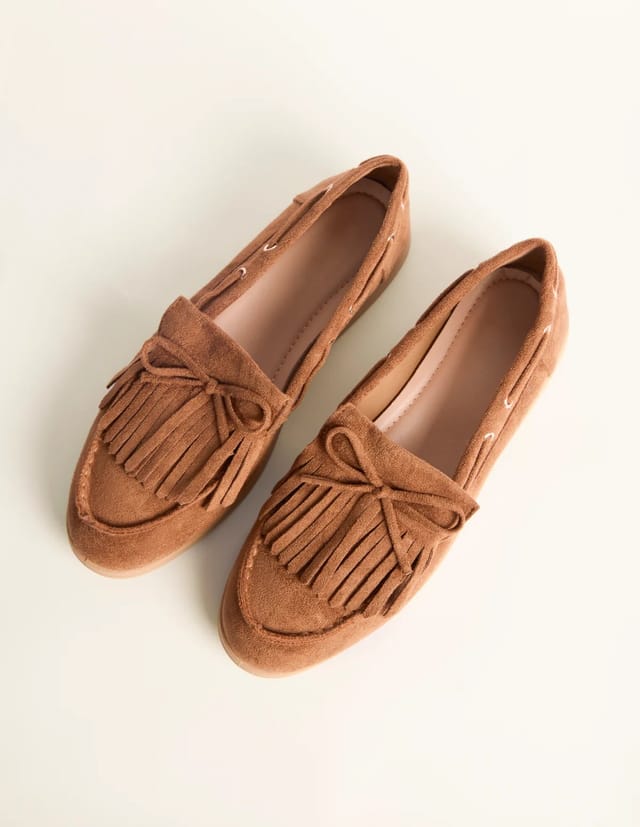 Blue Vanilla Tassel Detail Loafers - 3