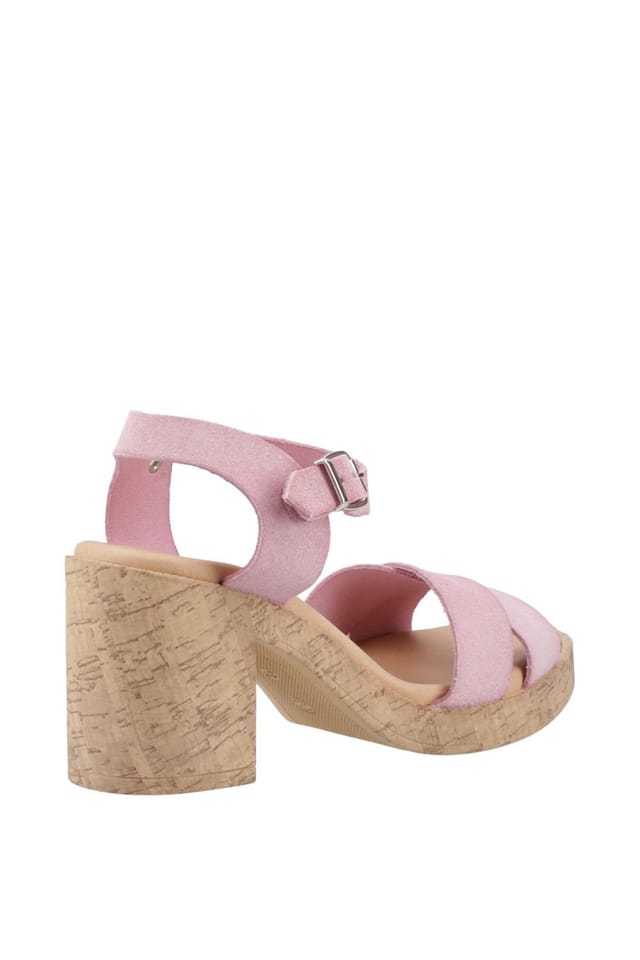 Hush Puppies Hush Puppies Women's Georgia Cork Sandal in Pale Pink - 2