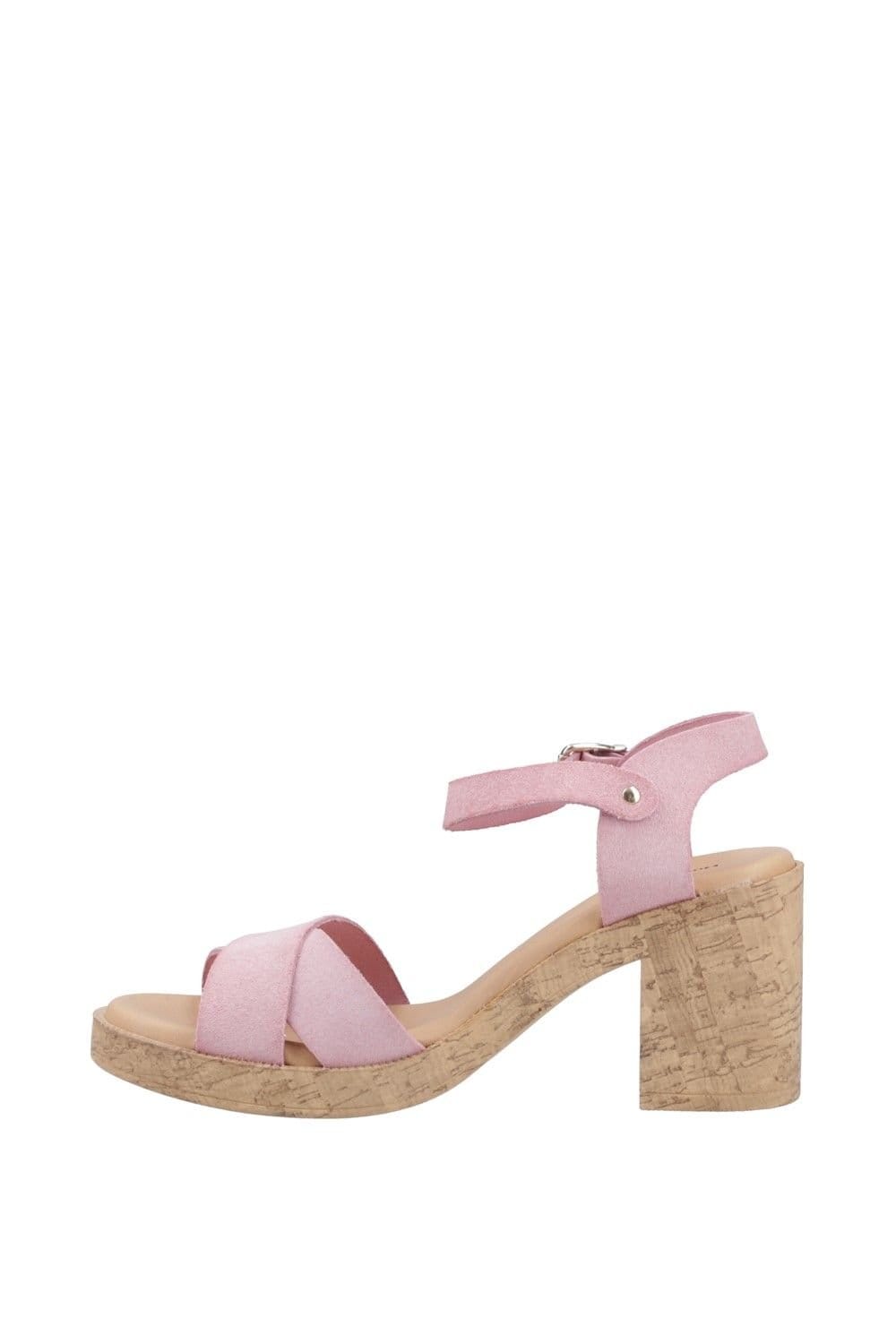 Hush Puppies Hush Puppies Women's Georgia Cork Sandal in Pale Pink - 4