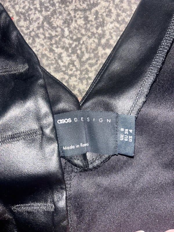 ASOS ASOS leather waistcoat