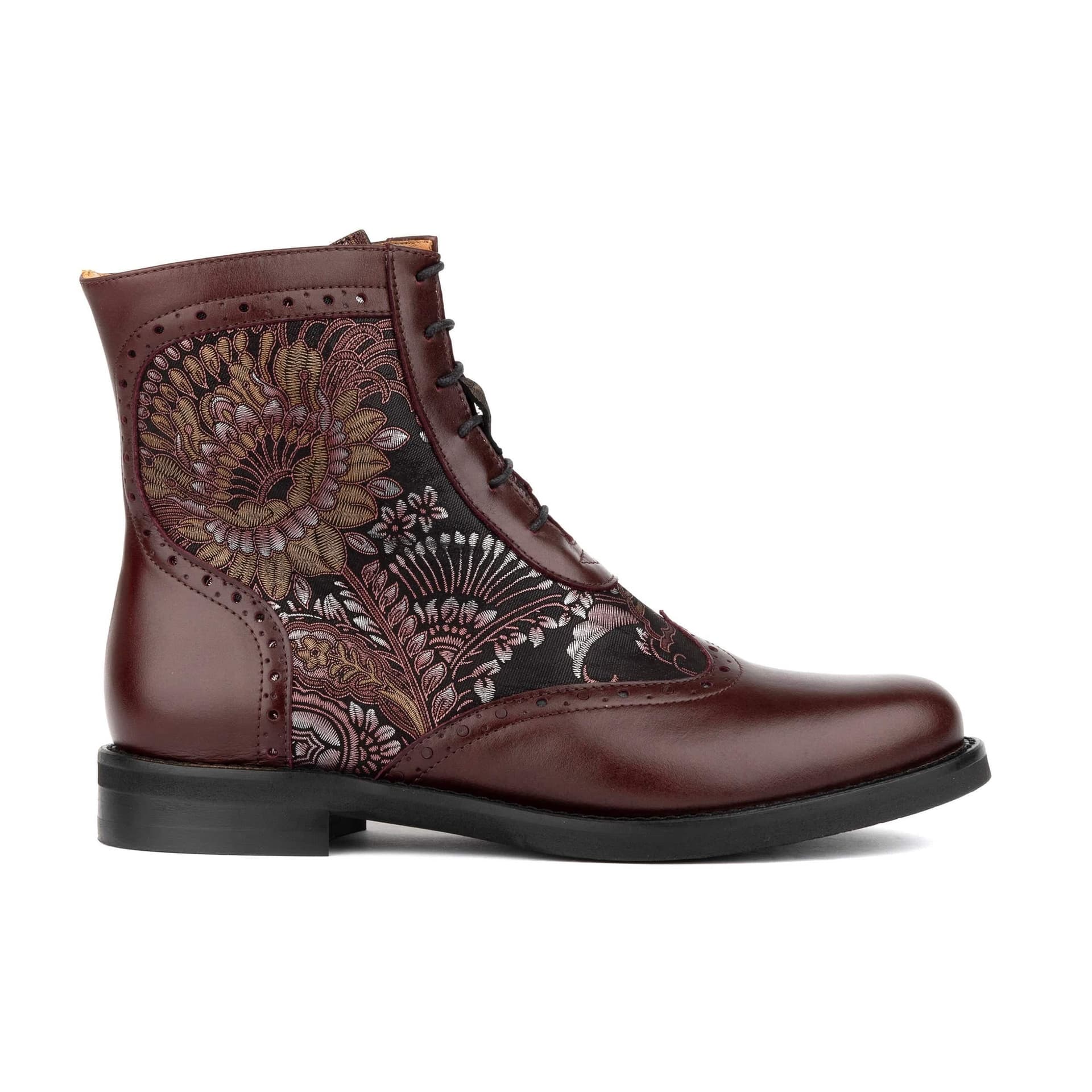 Embassy London Embassy London Women's Mantis - Floral & Burgundy