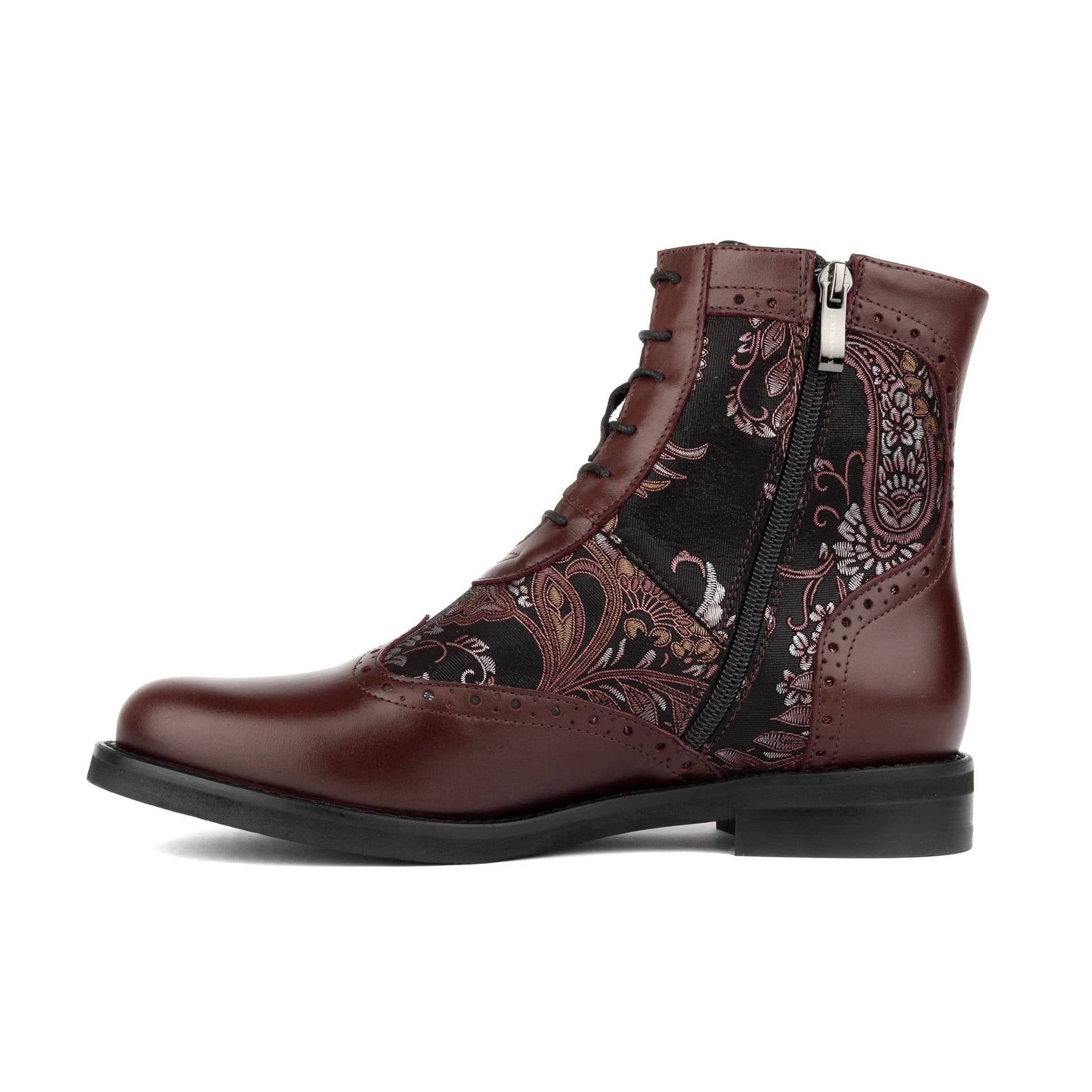 Embassy London Embassy London Women's Mantis - Floral & Burgundy - 4