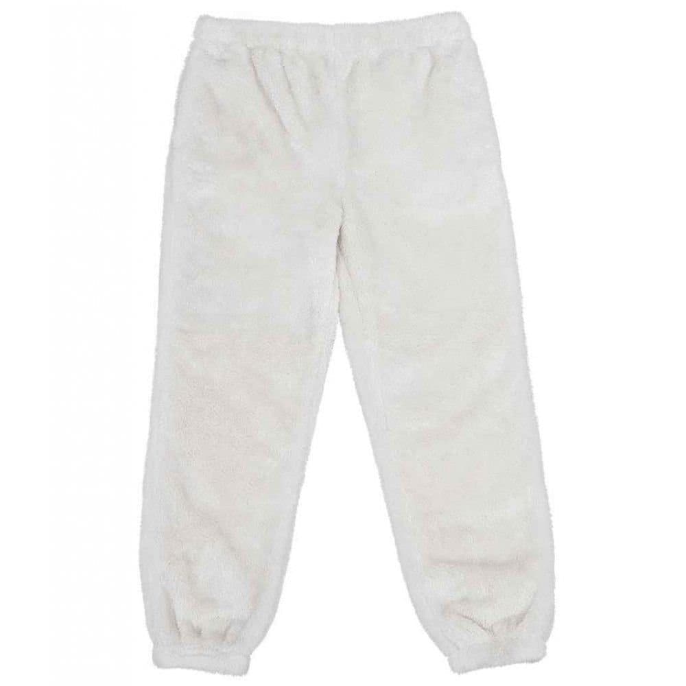 Brand Lab Brand Lab Men's Fluffy Fleece Jogging Bottoms in Natural
