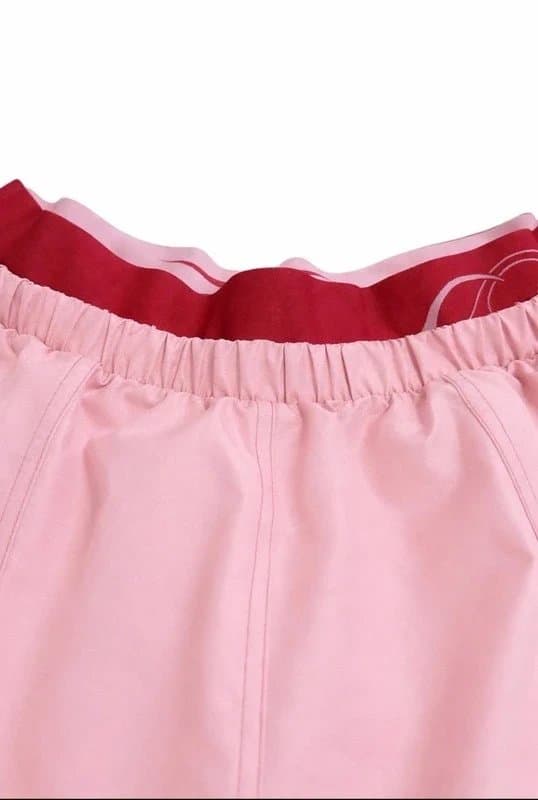 Reebok new women’s reebok cardi b joggers cargo pants size l red pink