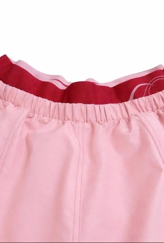 Reebok Cardi B Red Pink Joggers Cargo Pants