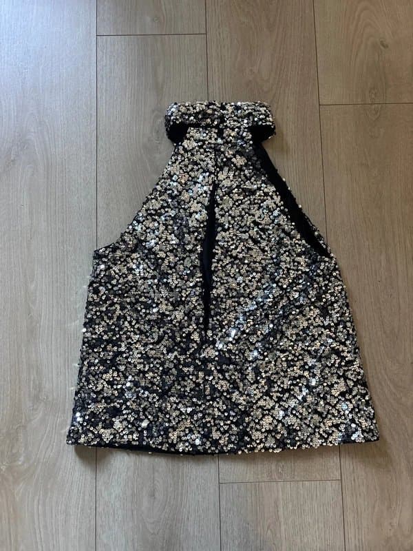 ASOS ASOS sequin halterneck top