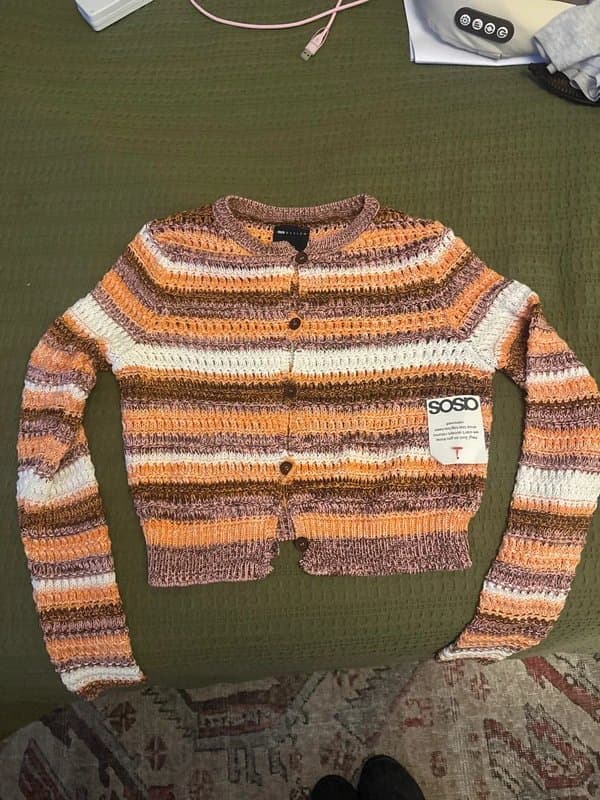 ASOS ASOS crochet knit cardigan size S