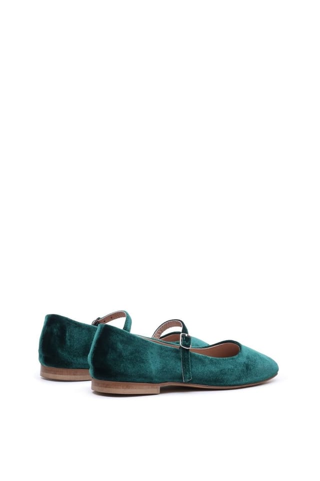 Hush Puppies Hush Puppies Women's Pasha Velvet Ballerina in Green - 2