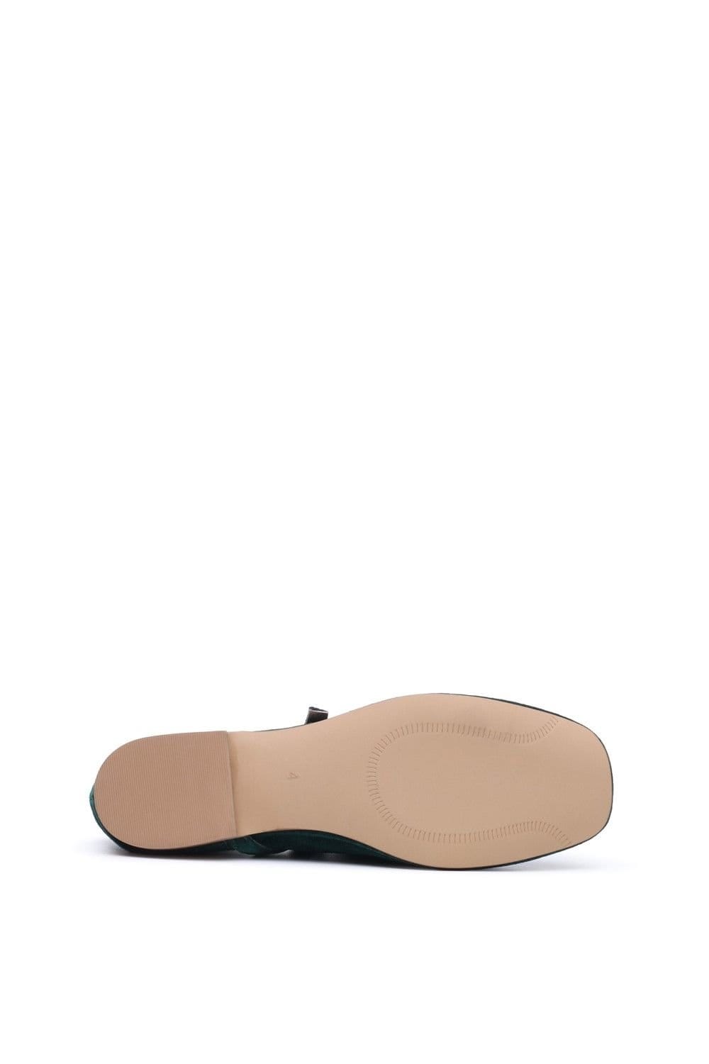 Hush Puppies Hush Puppies Women's Pasha Velvet Ballerina in Green - 4
