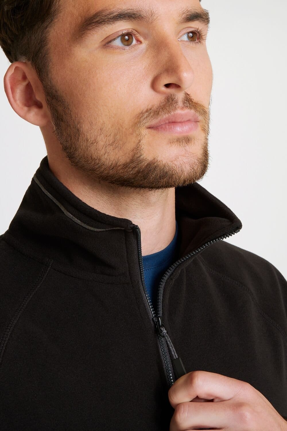 Craghoppers Craghoppers Men's 'Expert Corey 200' Insulated Half Zip Fleece in Black - 4
