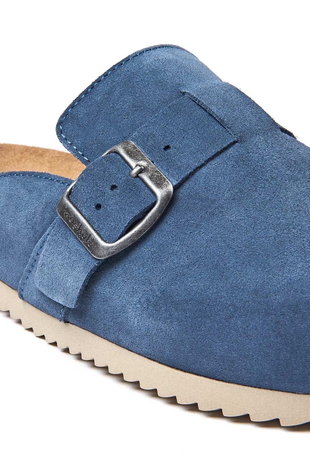 Moshulu Moshulu Women's 'Tulipa 2' Cork Footbed Clogs in Blue - 3