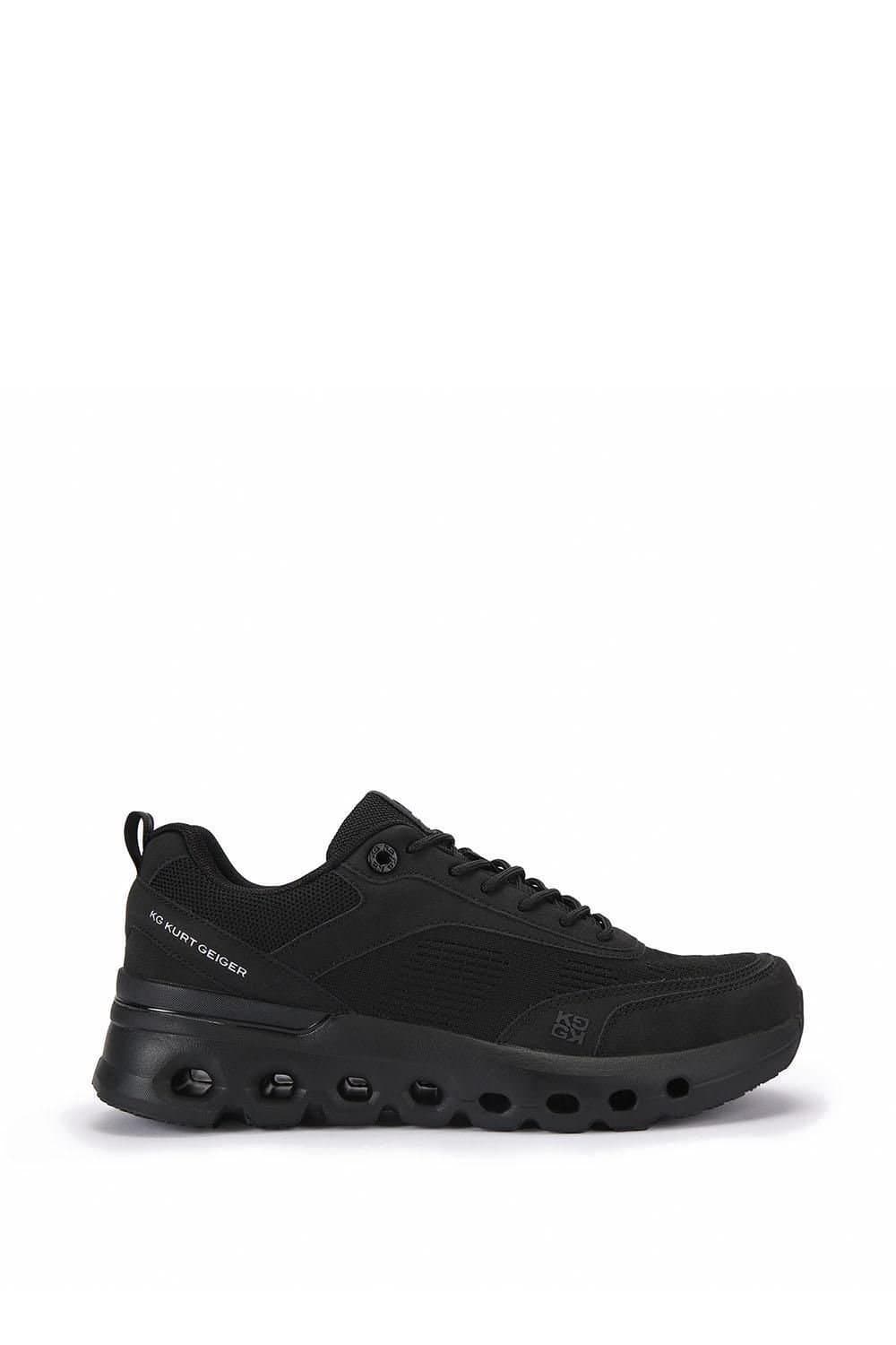 KG Kurt Geiger KG Kurt Geiger Men's 'Logan' Black Mesh Trainers