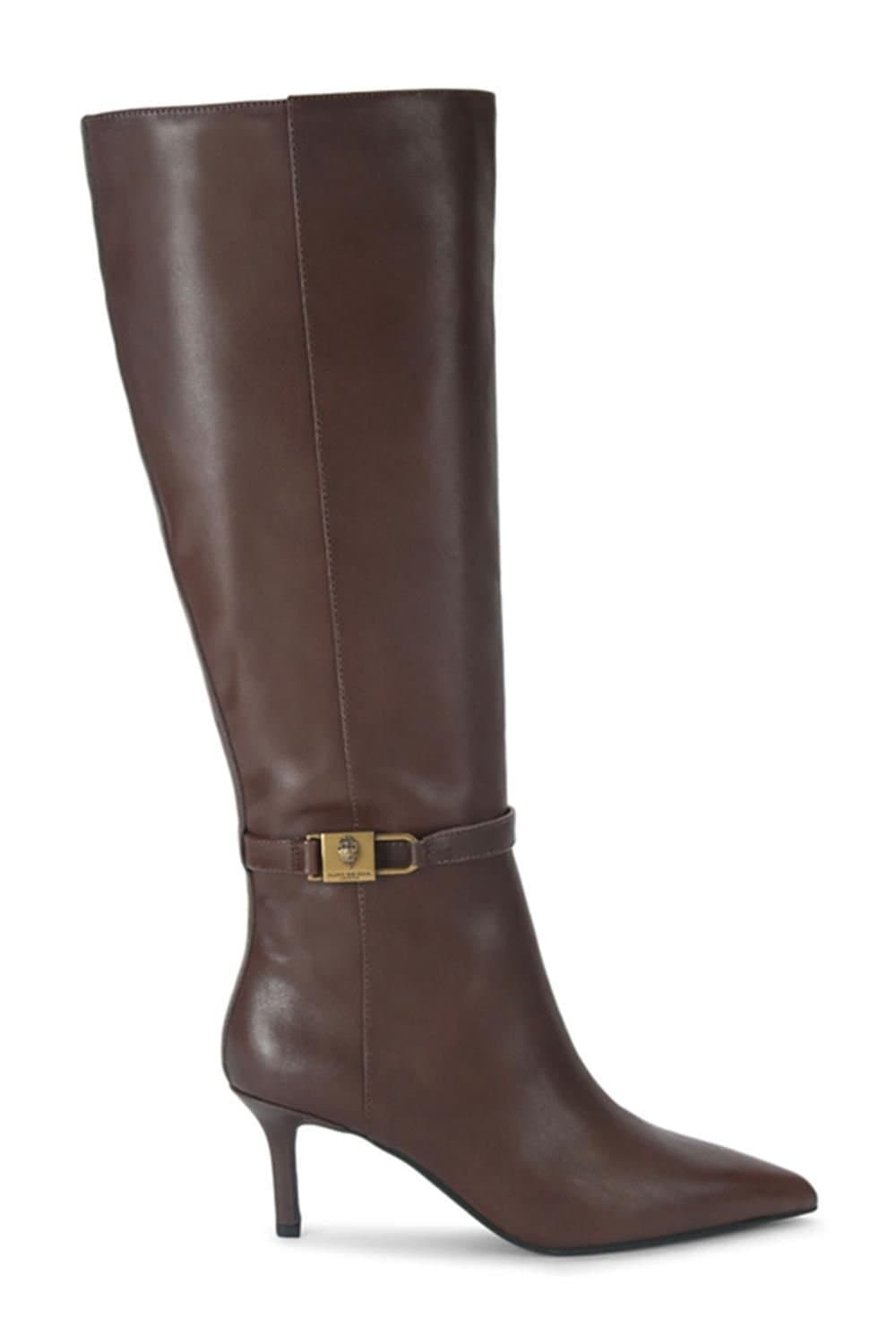 Kurt Geiger London Kurt Geiger London Women's 'Brixton Knee Boot' Leather Boots in Brown