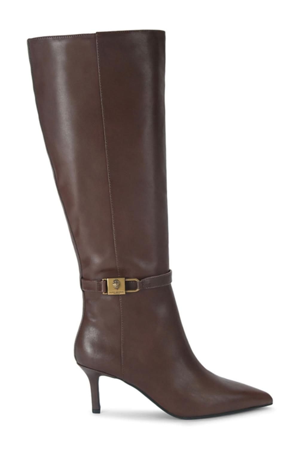 Kurt Geiger London Kurt Geiger London Women's 'Brixton Knee Boot' Leather Boots in Brown - 1