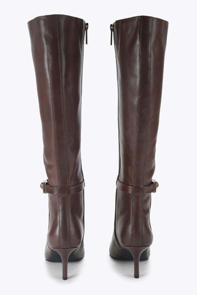 Kurt Geiger London Kurt Geiger London Women's 'Brixton Knee Boot' Leather Boots in Brown - 3