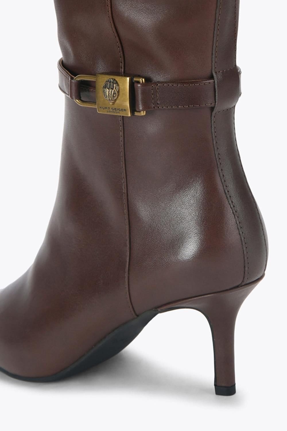 Kurt Geiger London Kurt Geiger London Women's 'Brixton Knee Boot' Leather Boots in Brown - 4