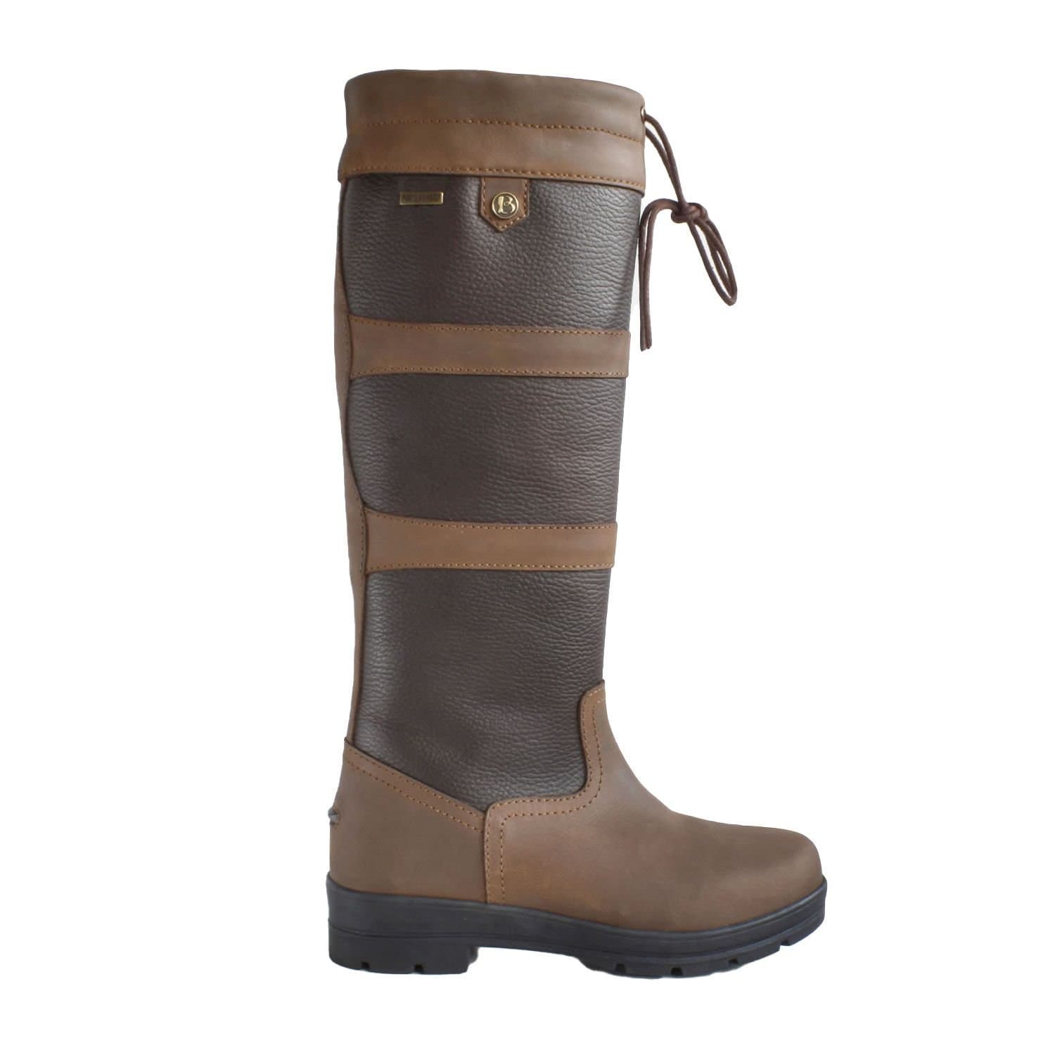 Brogini Brogini Women's Pembroke Grain Leather Country Boots in Brown