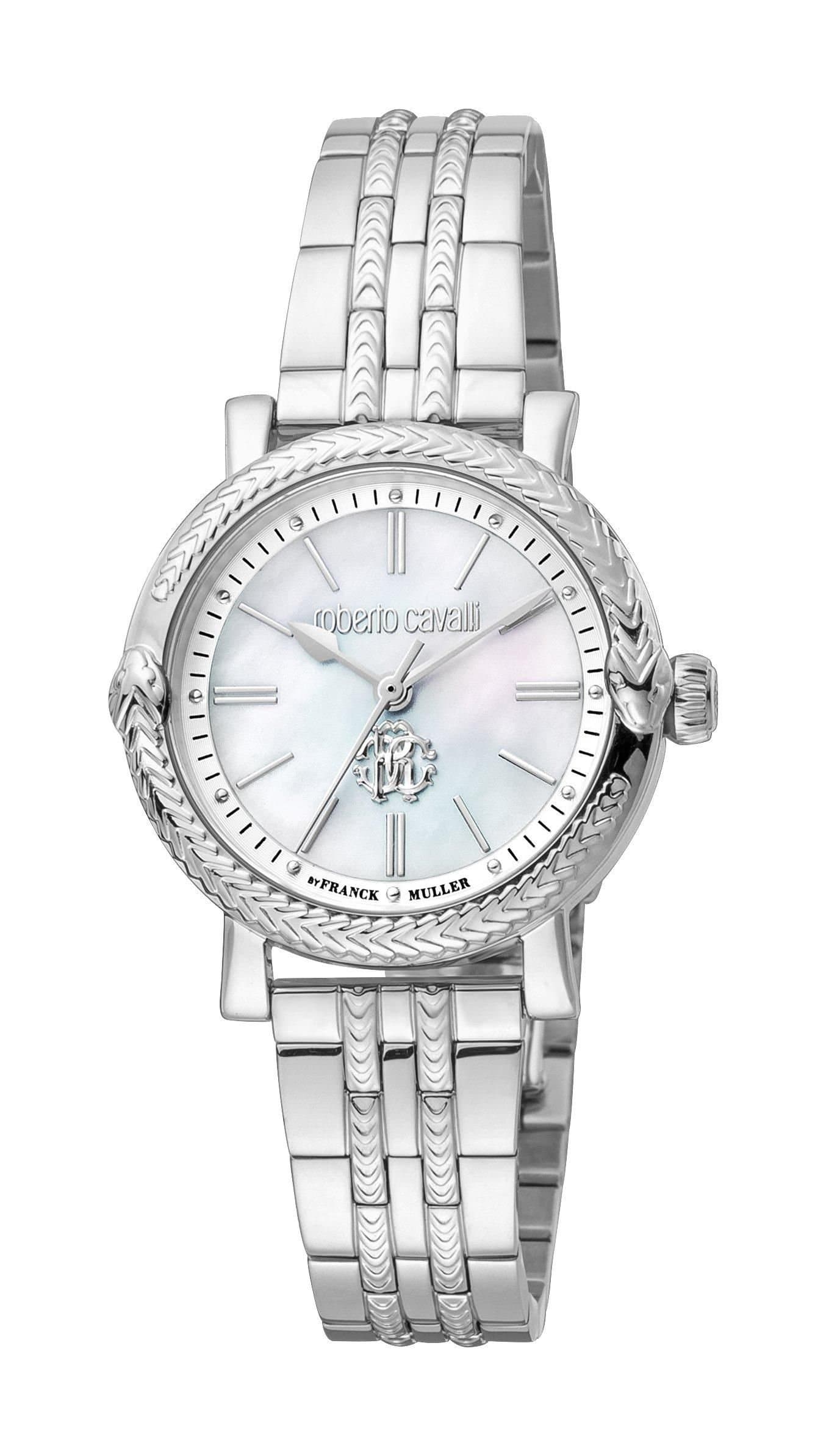 Roberto Cavalli by Franck Muller Roberto Cavalli by Franck Muller Women's Silver Dial Stainless Steel Watch