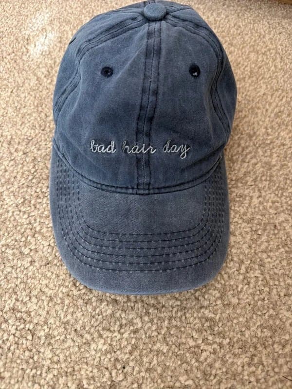 New Look Denim ‘Bad Hair Day’ Cap BNWt