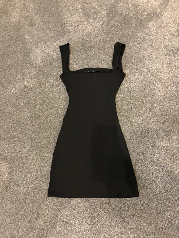Bershka Bershka black mini dress