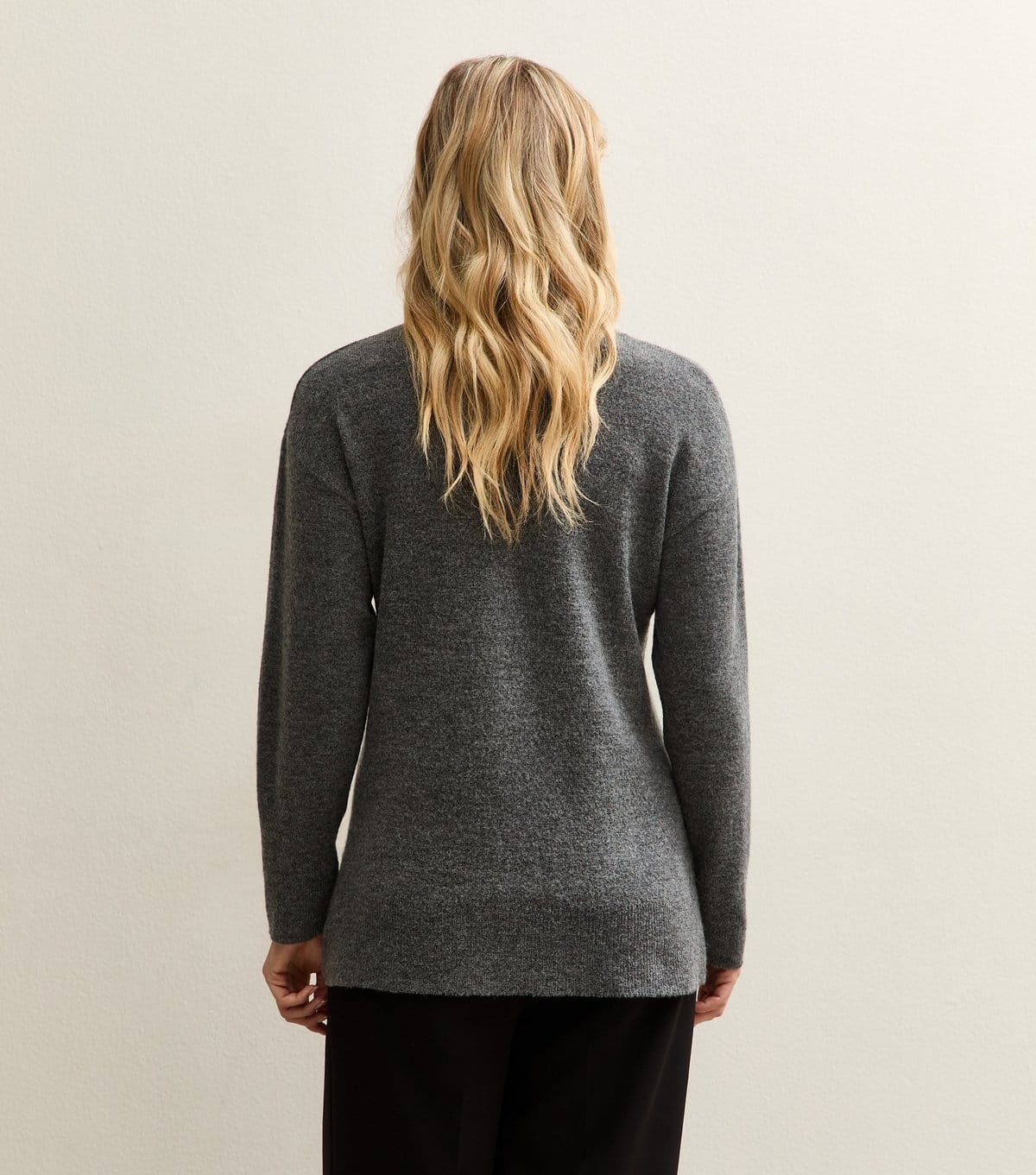 New Look Women's Maternity Grey Side Slit Jumper New Look - 4