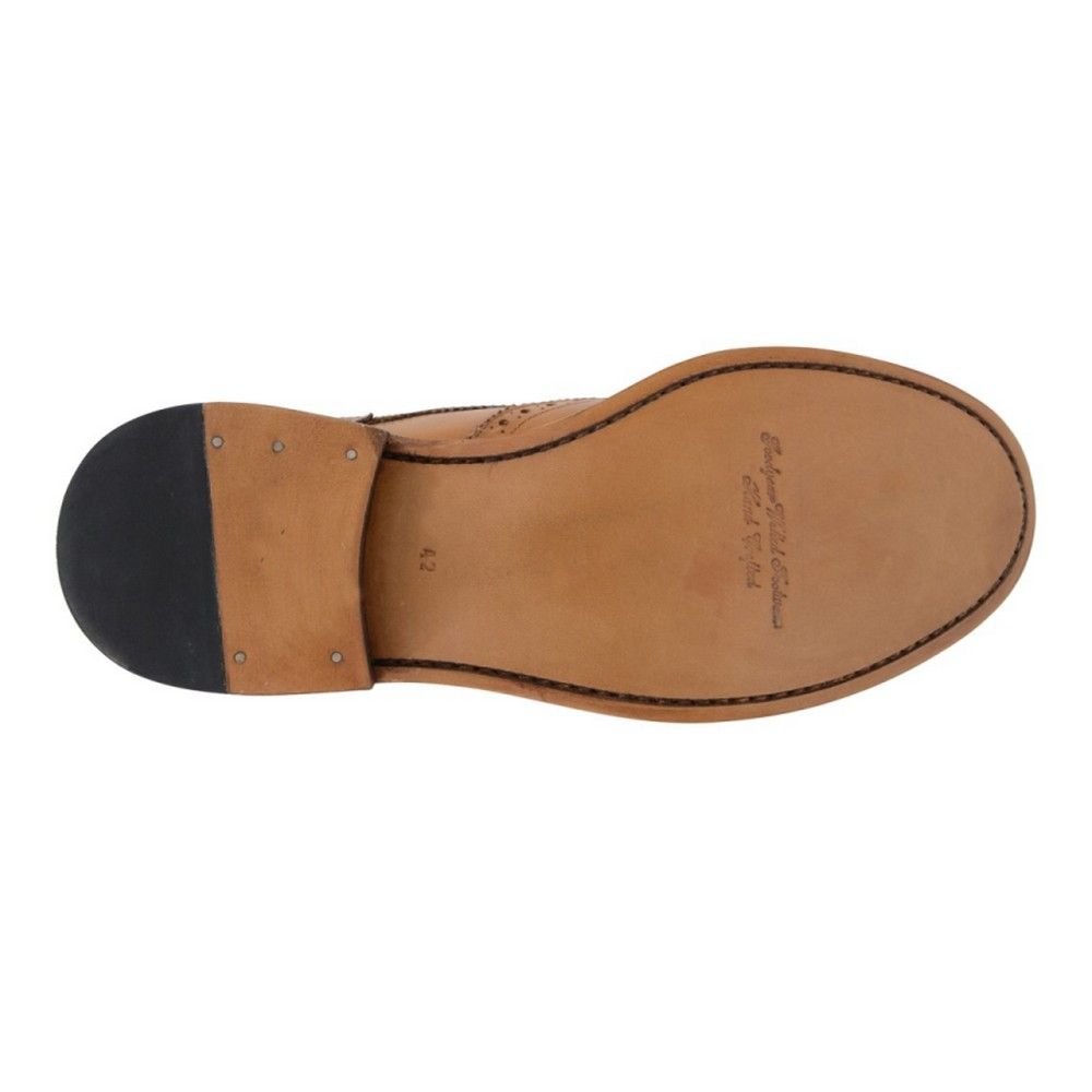 Woodland Woodland Men's Leather Ankle Boots in Tan - 2