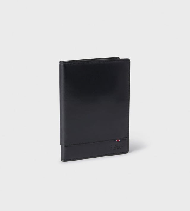 OSPREY LONDON OSPREY LONDON Men's The London Leather Passport Cover in Black - 3
