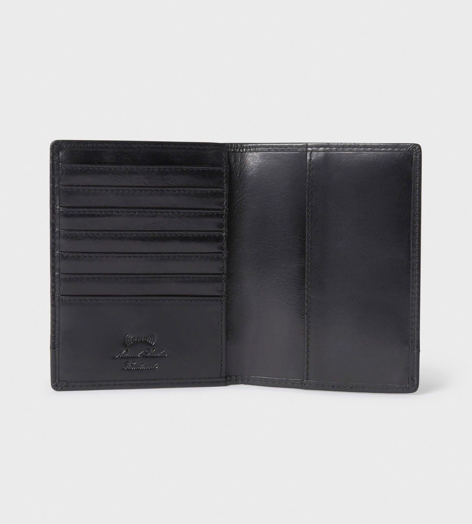 OSPREY LONDON OSPREY LONDON Men's The London Leather Passport Cover in Black - 4
