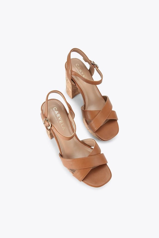 Carvela Carvela Women's 'Sonata Cork' Sandals in Tan - 2