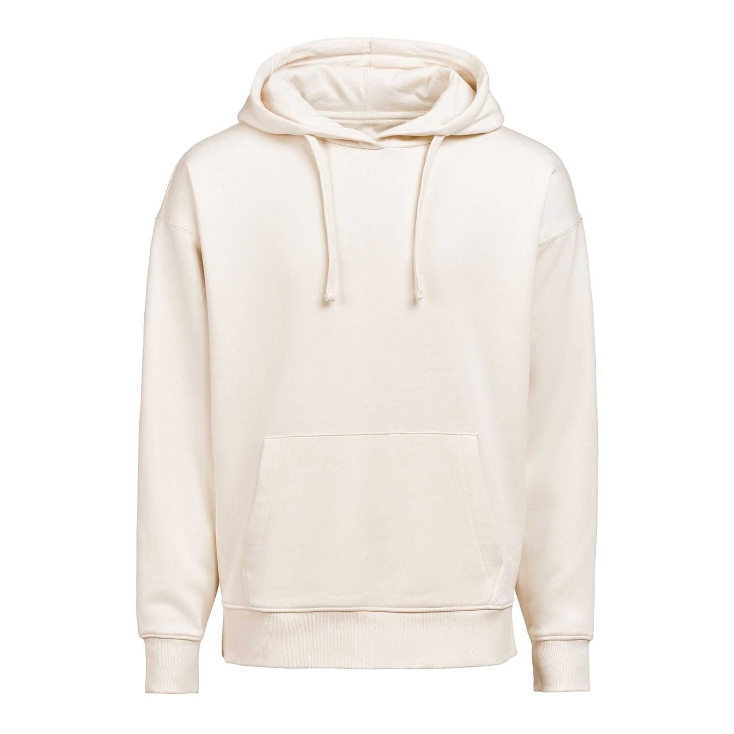 Untagged Movement Untagged Movement Men's Off-White Loose Fit Hoodie