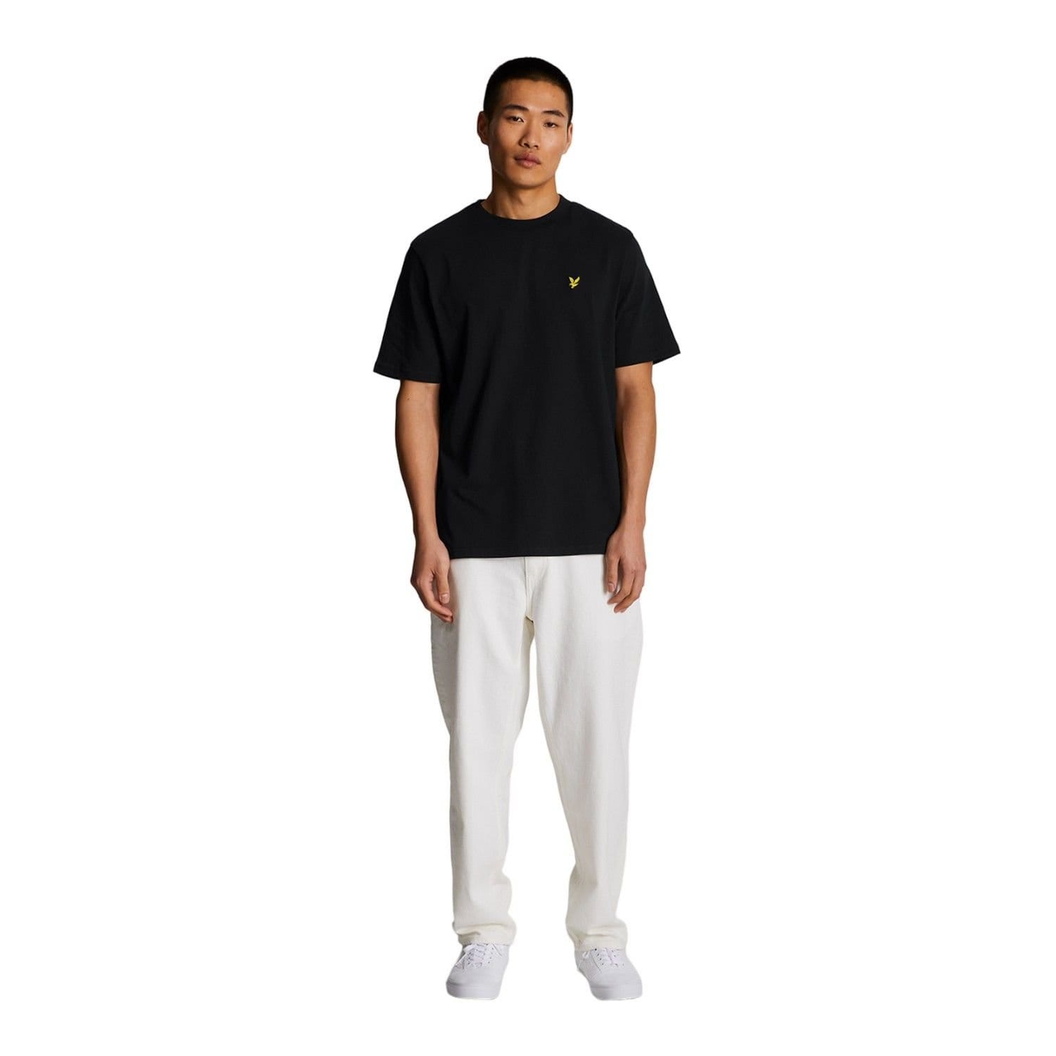 Lyle & Scott Lyle & Scott Men's Oversized T-Shirt in Black - 4