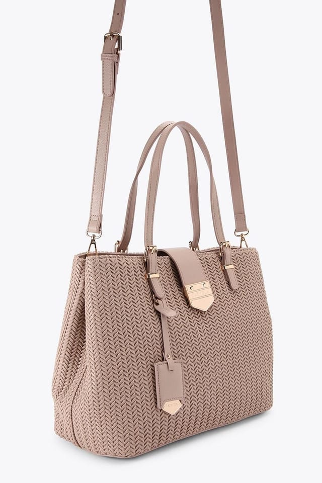 Carvela Carvela Women's 'Maria Midi Weave' Bag in Taupe - 2