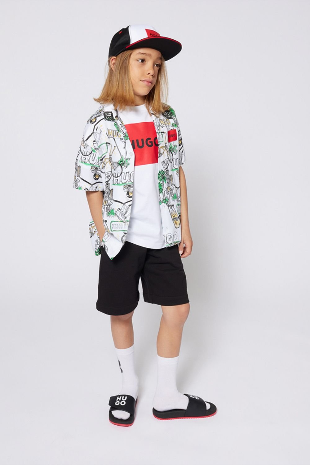 HUGO Hugo Men's Logo Short Black - 4