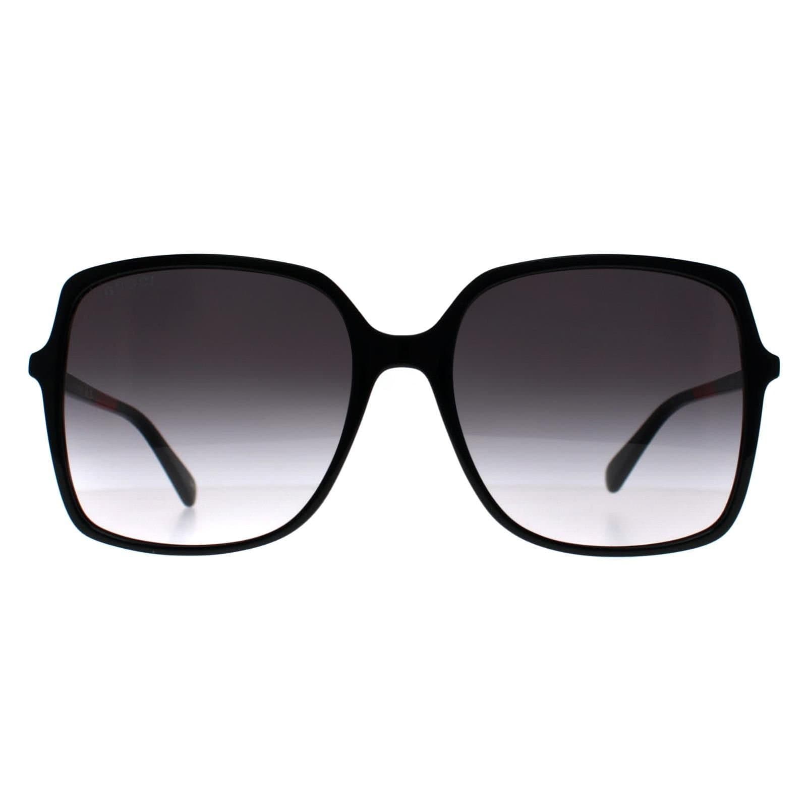 Gucci Gucci Women's Square Black Grey Gradient GG0544S
