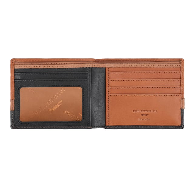 Paul Costelloe Paul Costelloe Men's Jerry Leather Wallet in Brown - 2