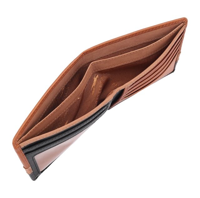 Paul Costelloe Paul Costelloe Men's Jerry Leather Wallet in Brown - 3
