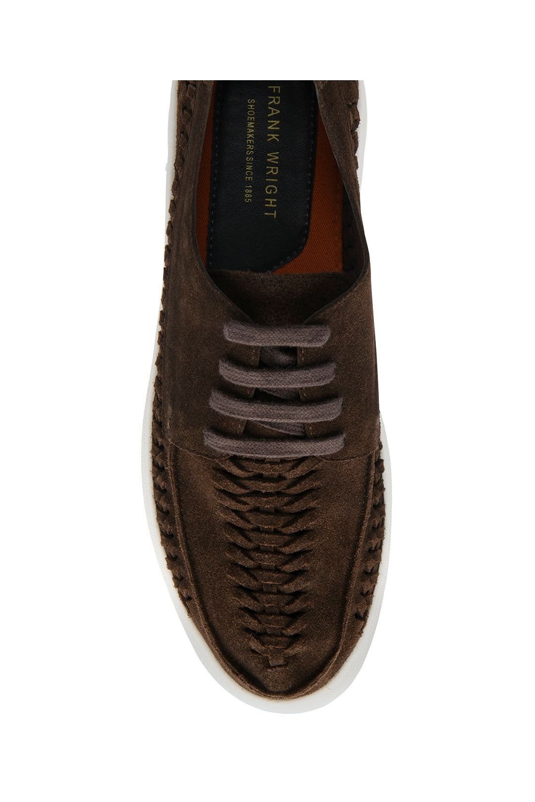 Frank Wright Frank Wright Men's Suede 'Wise' Shoes in Dark Brown - 4