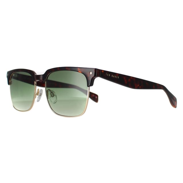 Ted Baker Ted Baker Men's Semi Rimless Dark Demi Green Gradient TB1681 Floyd in Brown - 2