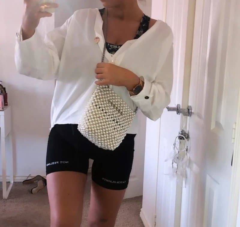 Topshop Topshop white long sleeve shirt with buttons