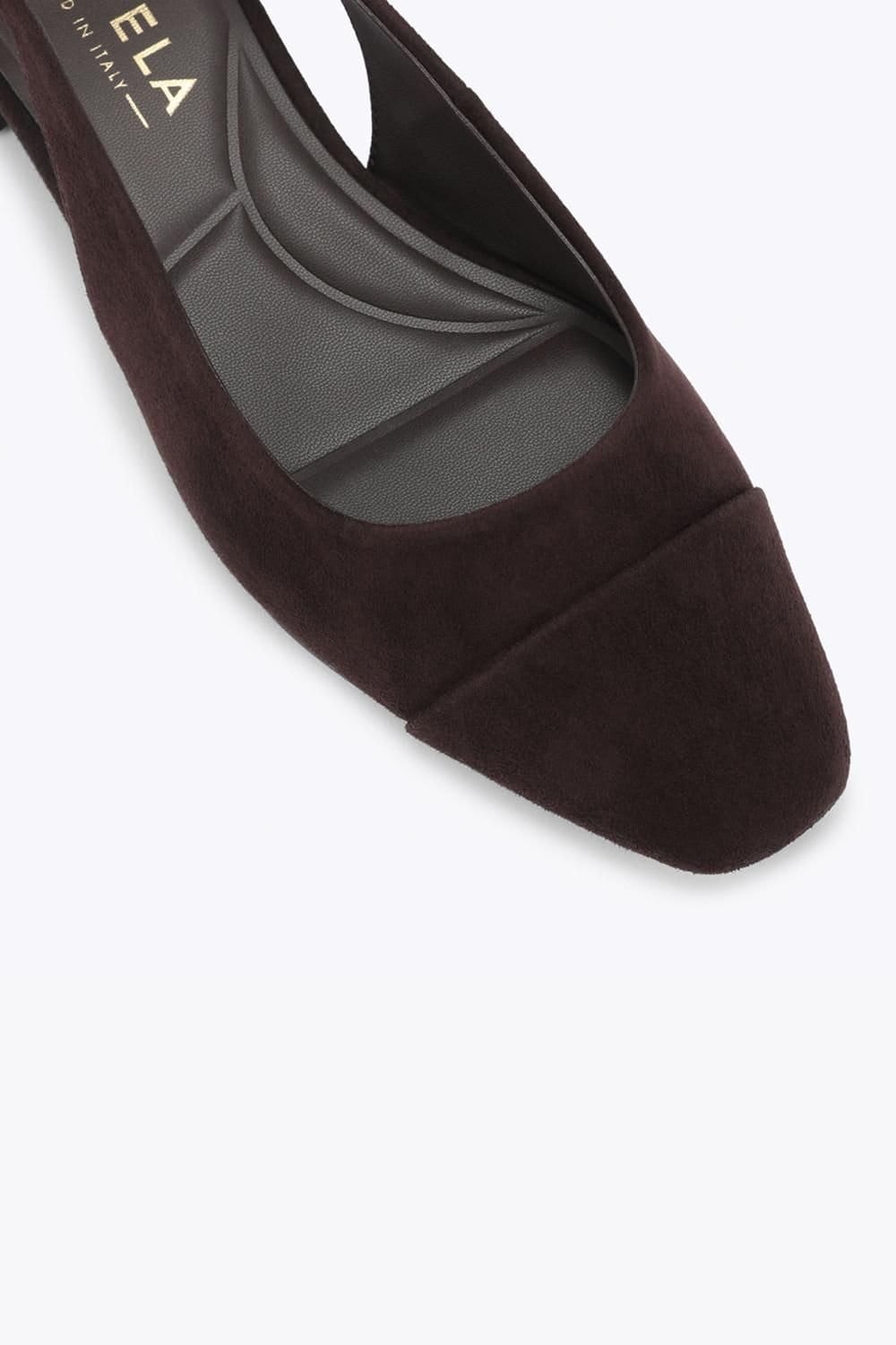 Carvela Carvela Women's 'Amelia' Suede Flats in Dark Brown - 4