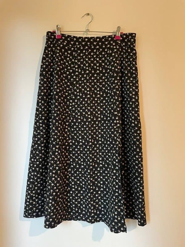 Louche Floral maxi skirt