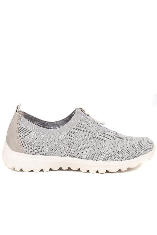 Pavers Pavers Women's Memory Foam Trainers in Grey - 2